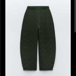 ZARA quilted jogger